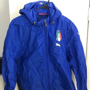 puma soccer rain jacket